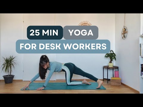 Видео: 25 Мин Йога за Работещи в Офис