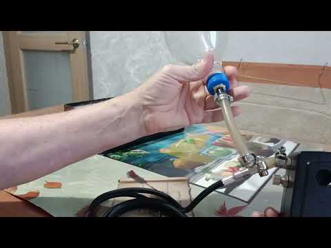 Видео: Аэрограф для покраски воблеров и прочих нужд.