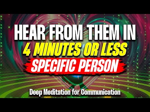 Видео: Получите сообщение от нужного вам человека всего за 4 минуты или меньше. ПОПРОБУЙТЕ ЭТО РАЗ! | За...
