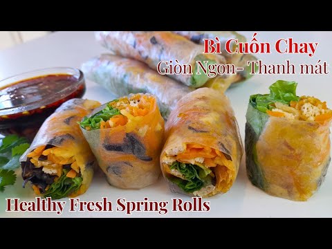 Видео: Легкая и здоровая еда, которую можно есть каждую неделю | Рецепт свежих спринг-роллов