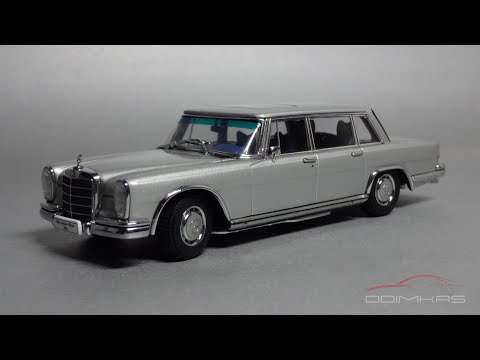 Видео: Mercedes-Benz 600 W100 SWB Silver || AUTOart Models || Масштабные модели автомобилей 1:43