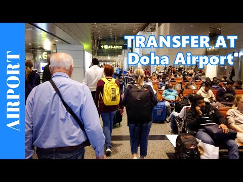 Видео: ТРАНСФЕР В АЭРОПОРТУ ДОХА — стыковочный рейс в Hamad International