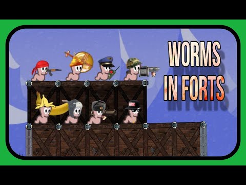 Видео: Forts - Боевые Червячки в Фортах!!! Worms #фортс #ЛысыйДядь #worms