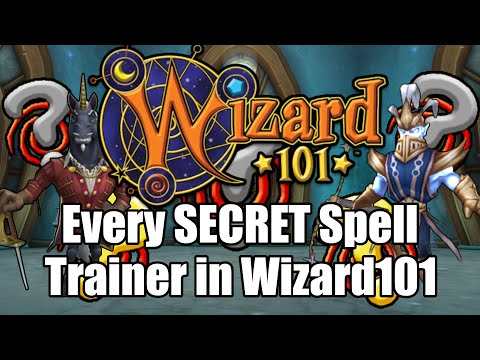 Видео: Каждый СЕКРЕТНЫЙ тренер заклинаний в Wizard101