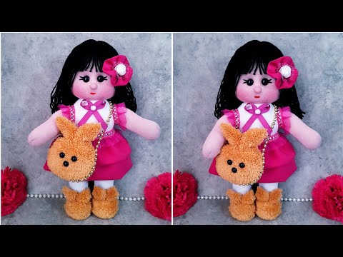 Видео: 😍Чудесная кукла/💖Изготовление куклы-мешка кролика/💥Рост 37 см.
