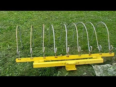 Видео: Грабли для мотоблока