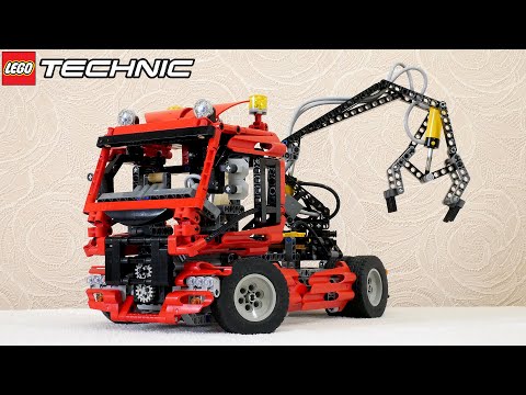 Видео: ЭТО ТОЧНО ФЛАГМАН? Грузовик Кран Эвакуатор LEGO Technic 8436 – Легенды ЛЕГО Техник – Обзор №29