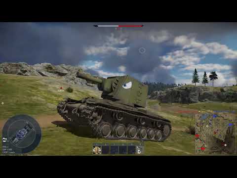 Видео: КВ2.War Thunder.