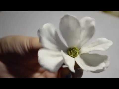 Видео: Цветок космеи из фоамирана. Мастер-класс