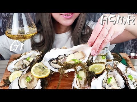 Видео: сырой, гигантский, устрицы, 3 кг, расслабляющий, мягкий, свежий ASMR MUKBANG АСМР МУКБАНГ