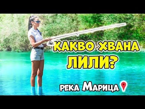 Видео: Какво ХВАНА Лили на река Марица и река Тополница? Риболов на кефал и костур.