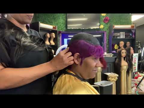 Видео: Двухцветный мулет Quickweave с использованием волос Empire