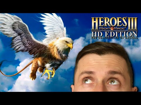 Видео: Heroes of Might and Magic III - Прохождение @MrCatGame  #4 Утёс грифонов | Слава королеве