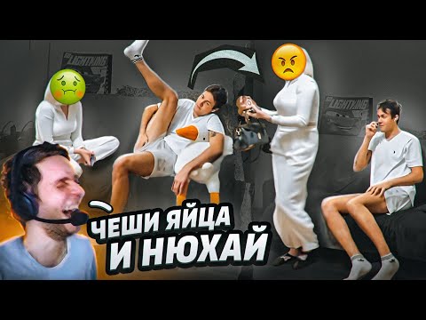 Видео: Мешаю ЧЕДУ клеить ТЕЛОЧКУ [поправляет яица каждые 2 минуты]