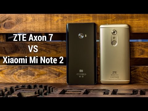 Видео: ZTE Axon 7 VS Xiaomi Mi Note 2. Сравнение флагманских фаблетов или "новее", не значит "лучше"