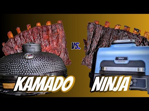 Видео: Ninja Woodfire Pro XL против гриля Kamado | Ребрышки барбекю на электрическом гриле против керами...