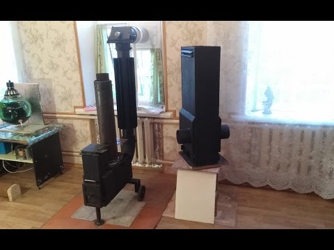Видео: Ракетная печь Rocket Stove на твёрдом топливе для обогрева    конструктивные изменения часть 3