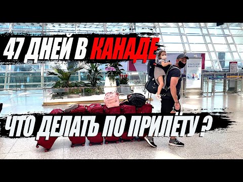 Видео: Что делать по прилёту в Канаду? Пошаговая инструкция с картинками.