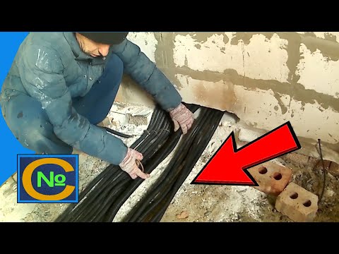 Видео: Монтаж электропроводки по ГРУНТУ с дальнейшим БЕТОНИРОВАНИЕМ, Без РаспредКОРОБОК, Колхоз РУЛИТ