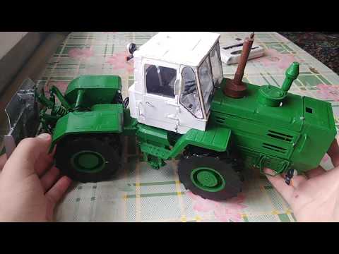 Видео: Самодельная модель трактора т 150К.