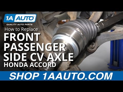 Видео: Как заменить передний приводной вал со стороны пассажира на Honda Accord 03-07