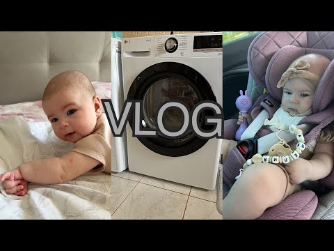 Видео: VLOG 11. Купили сушильную машину, будни с ребенком.