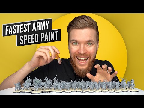 Видео: Покрасьте ВСЮ армию Warhammer БЫСТРО с помощью Slapchop!