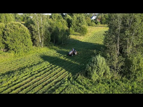 Видео: Кошу отаву. Крайний покос этого года.# Tractor Scout TE-504#косилка Лисицки Z -178#трактор Скаут