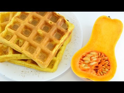 Видео: Тыквенные вафли ☆ Pumpkin waffles