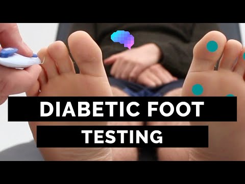 Видео: Обследование диабетической стопы — руководство OSCE (последнее) | UKMLA | CPSA | PLAB 2