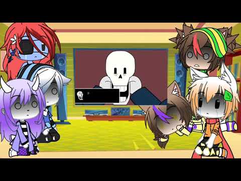 Видео: Реакция андертейл на meme //Gacha life//