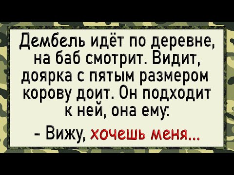 Видео: Как дембель доярку хорошенько того! Сборник свежих анекдотов! Юмор!