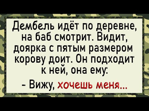 Видео: Как дембель доярку хорошенько того! Сборник свежих анекдотов! Юмор!