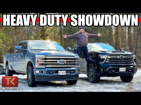Видео: Какой грузовик лучше? Chevy Silverado 2500 High Country 2024 года против Ford F-250 Limited Diesel