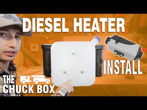 Видео: Установка ДИЗЕЛЬНОГО ОБОГРЕВАТЕЛЯ! | Переоборудование грузового прицепа в кемпер