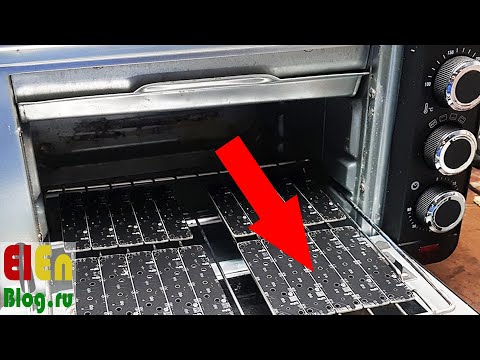 Видео: Трафарет с JLCPCB  Изготовление печатных плат в духовке.