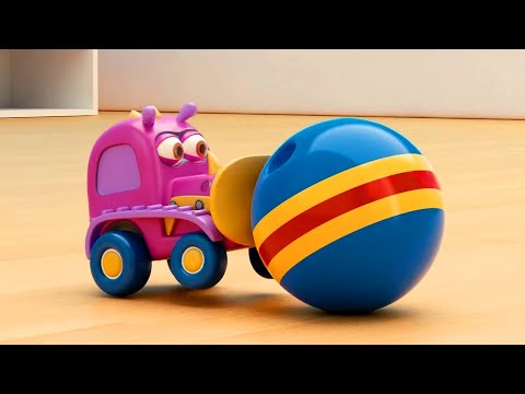Видео: 🚗 Машинки Мокас – Серия 46 – Боулинг 🎳 | Добрый мультик для малышей про машинки