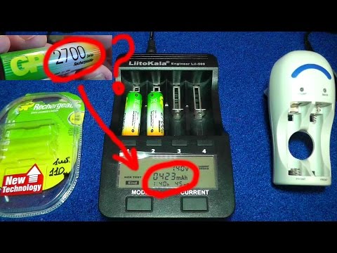 Видео: Аккумуляторы GP AA NiMh как пытаюсь восстановить емкость 2700 mА