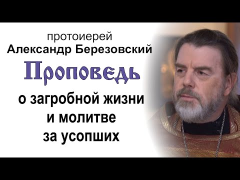 Видео: Проповедь о загробной жизни и молитве за усопших (2024.11.01). Протоиерей Александр Березовский