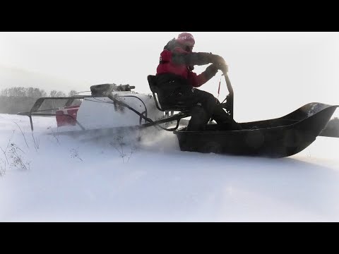 Видео: Это настоящий прорыв! Такой проходимости мотобуксировщика Вы ещё не видели!