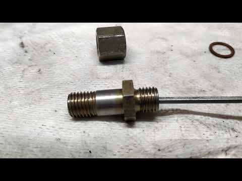 Видео: A6C4 клапан на обратке на ТНВД.