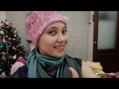 Видео: Нуновойлок. Валяем  шапку из шерсти с павловопасадским платком.