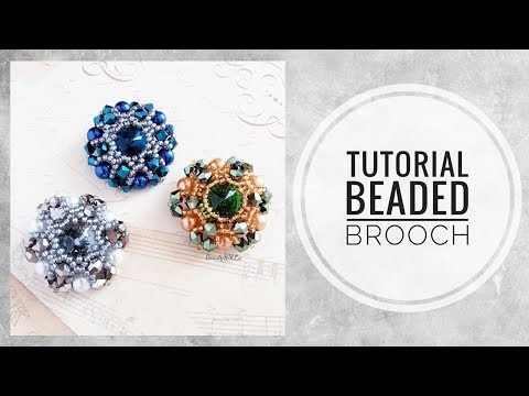 Видео: #МК - Брошь из бисера | #Tutorial - beaded brooch