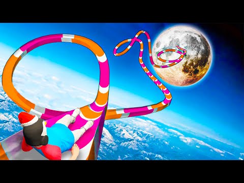 Видео: ЭКСТРЕМАЛЬНАЯ КОСМИЧЕСКАЯ ВОДНАЯ ГОРКА В ГТА 5 ? - РЕАЛЬНАЯ ЖИЗНЬ В GTA 5