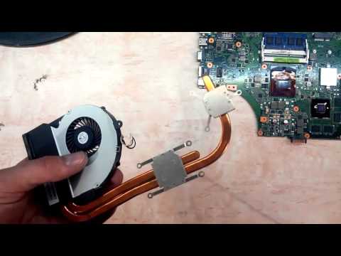Видео: Чистим от пыли Asus K53S