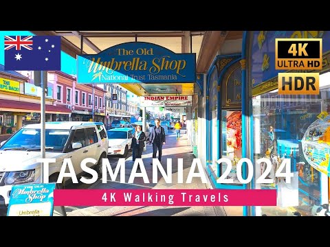 Видео: 【4K HDR】Австралия, центр города Лонсестон, утренняя пешеходная экскурсия | Тасмания, июнь 2024 г