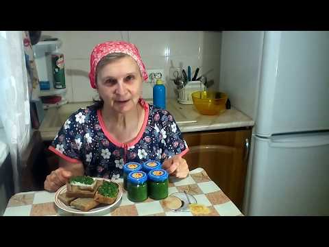 Видео: Соус паста из укропа с чесночными стрелками. Заготовки на зиму. # суфикс