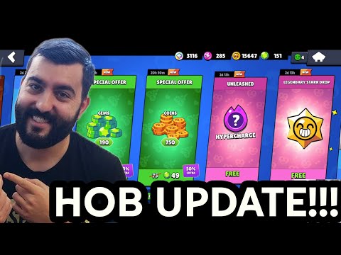 Видео: Brawl Stars! БЕЗПЛАТЕН HyperCharge и Legendary Star Drop!!!