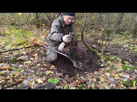 Видео: Поиск монет на старой финской свалке.