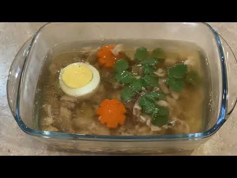 Видео: БЫСТРЫЙ ХОЛОДЕЦ ИЗ КУРИЦЫ ! ВСЕ ПРОСТО И ЛЕГКО